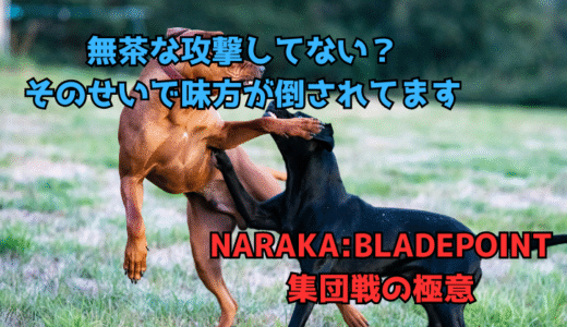 【NARAKA:BLADEPOINT】集団戦の極意23:無理な戦いで味方のこと殺してない？